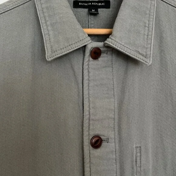 Banana Republic Cotton Chore Utility Jacket | Size Medium - Picture 2 of 7